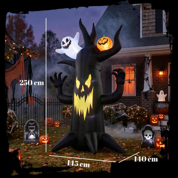Inflatable Halloween Ghost Tree