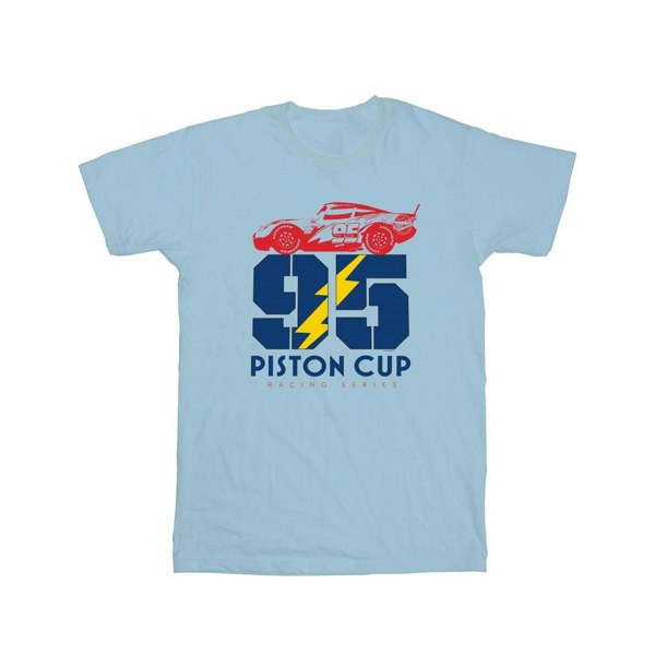 Disney Mens Cars Piston Cup 95 T-Shirt - Baby Blue