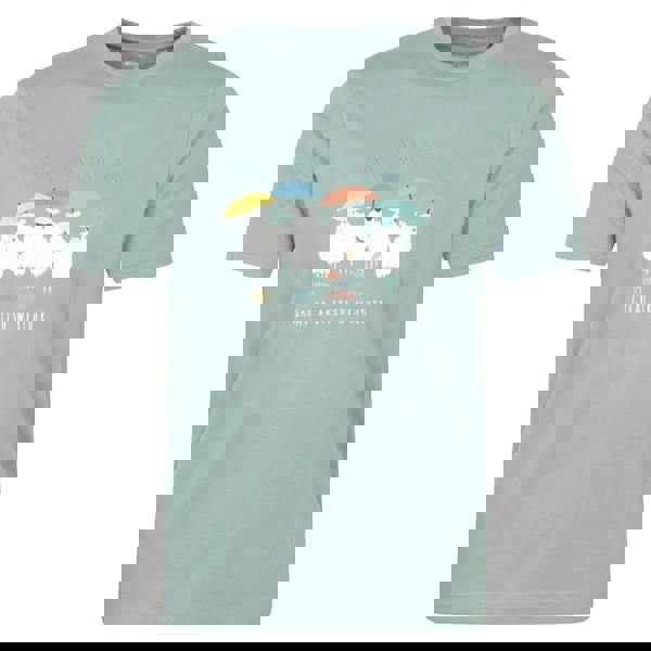 Mountain Warehouse Unisex Adult Great British Weather Graphic T-Shirt - Light Khaki