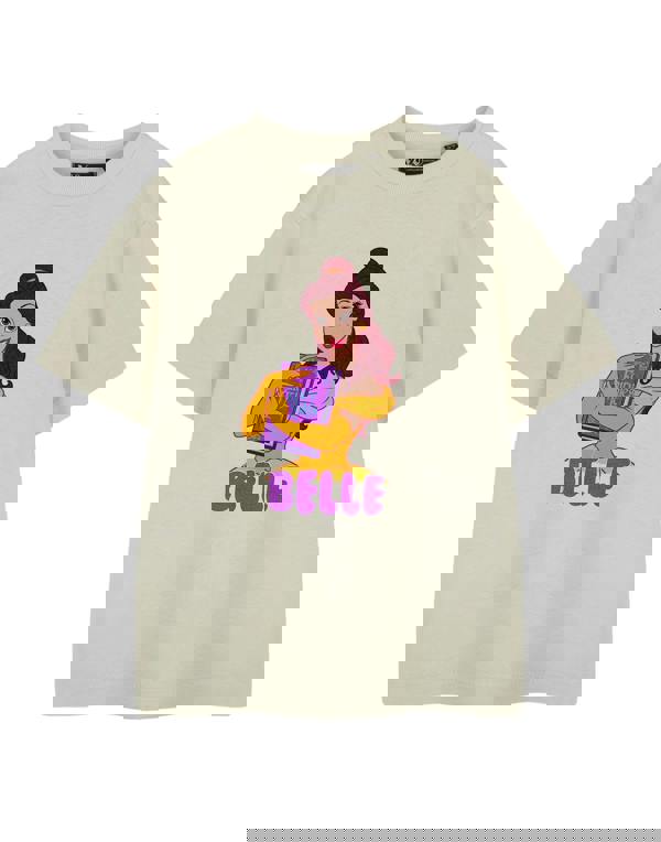 Disney Girls Beige Belle Short Sleeved T-Shirt