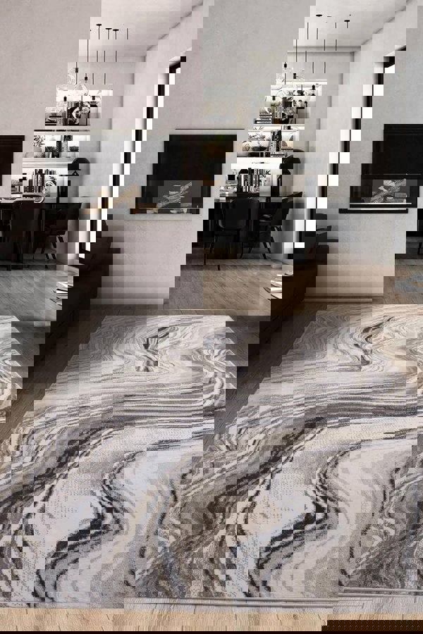 Dusk Watercolour Rug – Soft Abstract Design