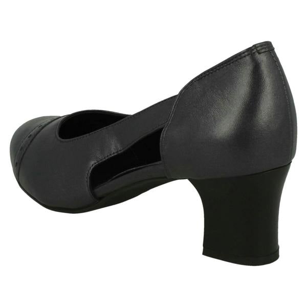 Da Bella Ladies Da Bella Low Heeled Court Shoe Princess