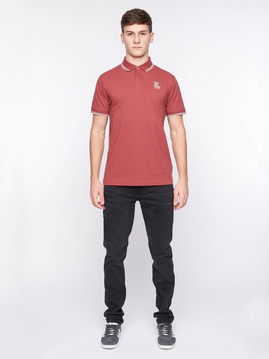 Duck and Cover Sameer Polo - Red