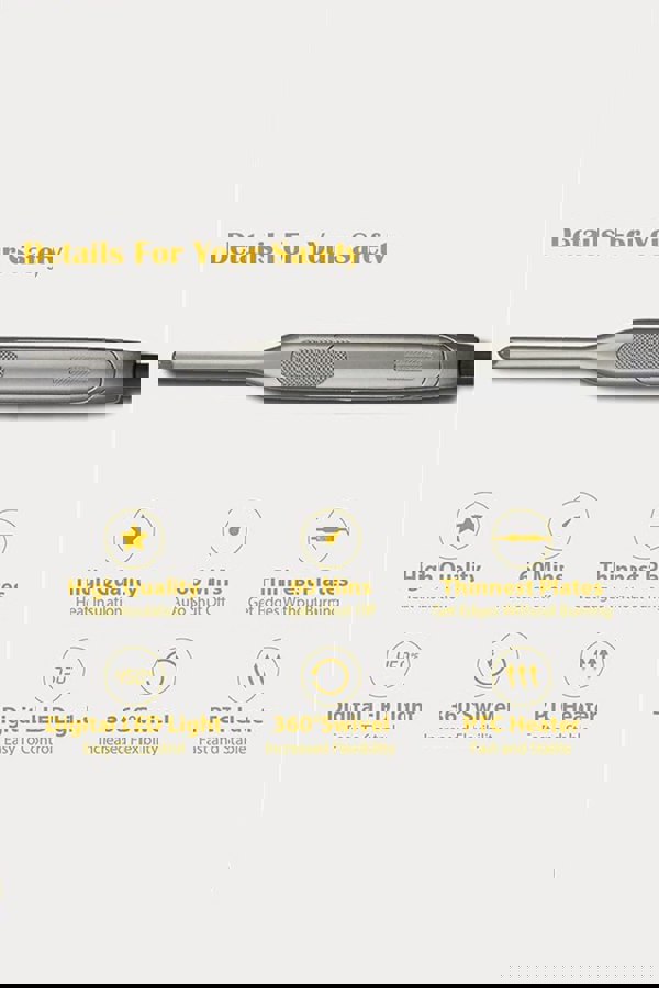 Living and Home 2 in 1 Hair Straightener and Curler LCD Temperature Control Dual Voltage Auto Shut Off,Professional Hair Straightener and Curler