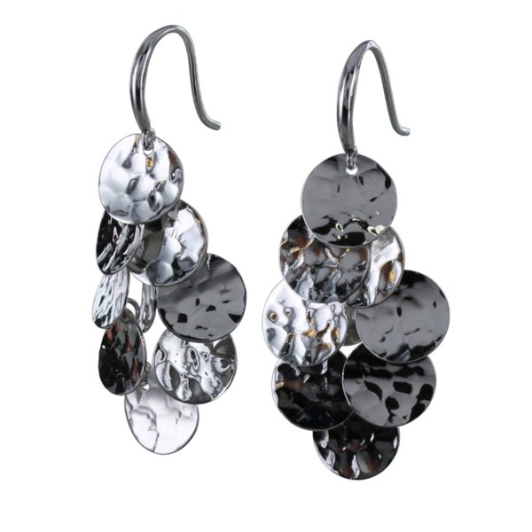 Sterling Silver Reflection Earrings - Reeves & Reeves