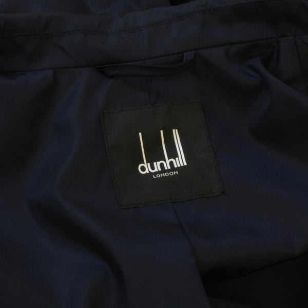 Dunhill luxurious mac in a dark midnight blue