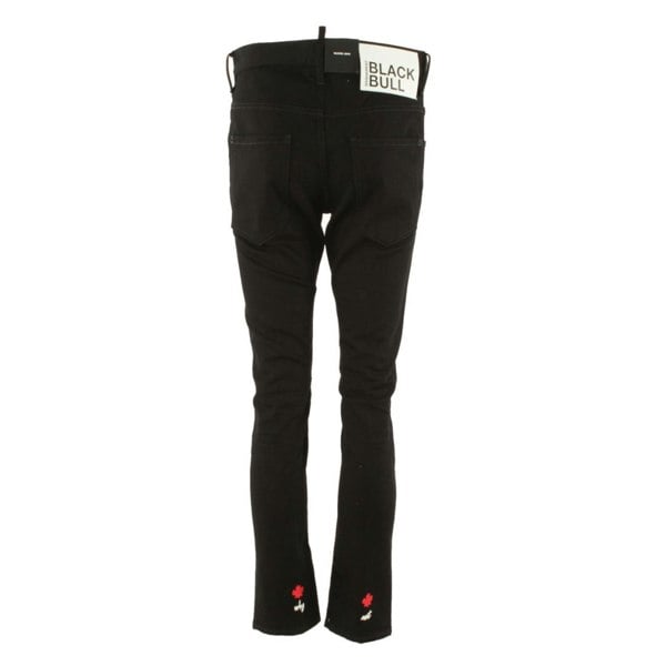DSQUARED2 S71LB1050 S30564 SKATER JEAN 900 BLACK JEANS Mens 46