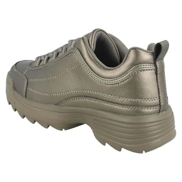 Reflex Ladies Reflex Lace Up Chunky Trainers