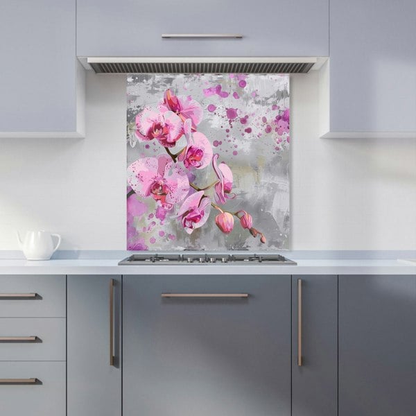 Warren Reed - Designer Orchids Splashart Kitchen Splashback