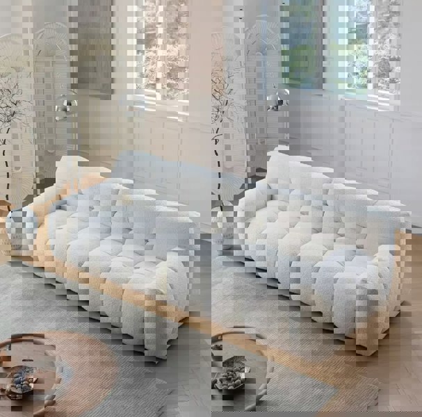 Weilai Concept Cora Cloud Two/Three Seater Sofa, Boucle