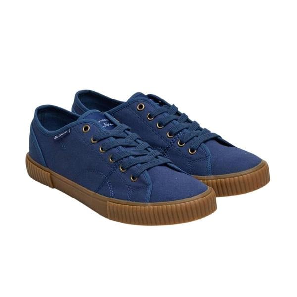 Ben Sherman Mens Canvas Trainers - Navy - 