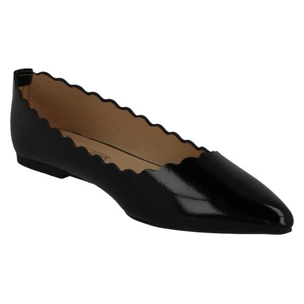 Spot On Ladies Spot On Flat Pointed Toe Ballerinas F80458