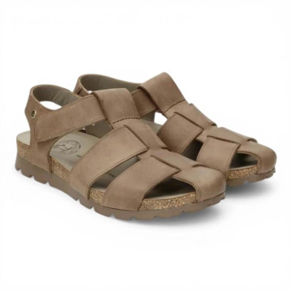 Panama Jack Stanley C8 - Men’s Waterproof Taupe Leather Sandals