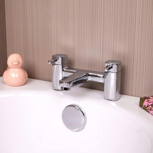 Flode Stortoppen Bath Filler - Polished Chrome Finish