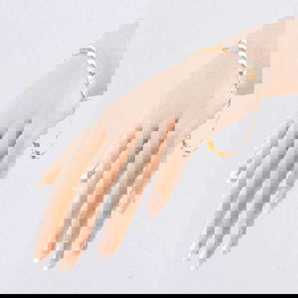 T. H. Baker 9ct Yellow Gold 7.5 Inch ID Curb Chain Bracelet SIDB-440-9Y-7.5