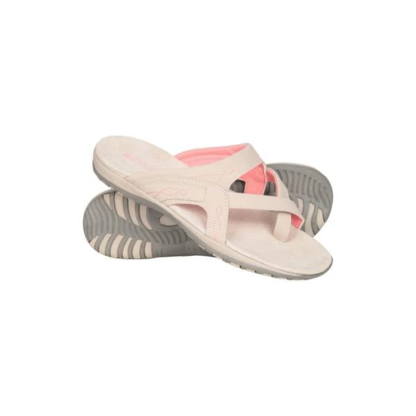 Mountain Warehouse Womens/Ladies Shoreline Flip Flops - Light Beige - 