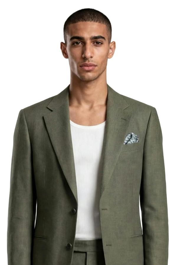 Harry Brown London Giacomo Slim Fit Single Breasted Suit Jacket