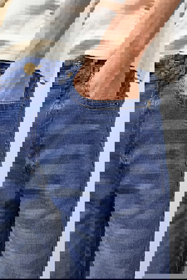 ENORSIA Mens Cotton Blend Slim Fit Jeans