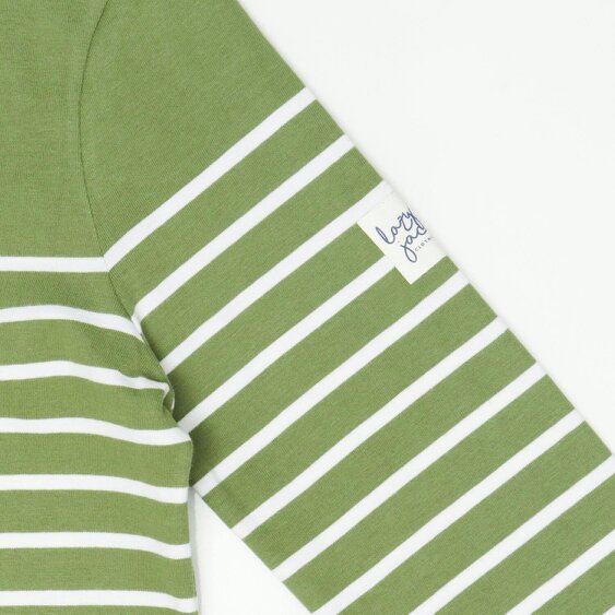Lazy Jacks LJ97 - Long Sleeve Striped Breton - Sage
