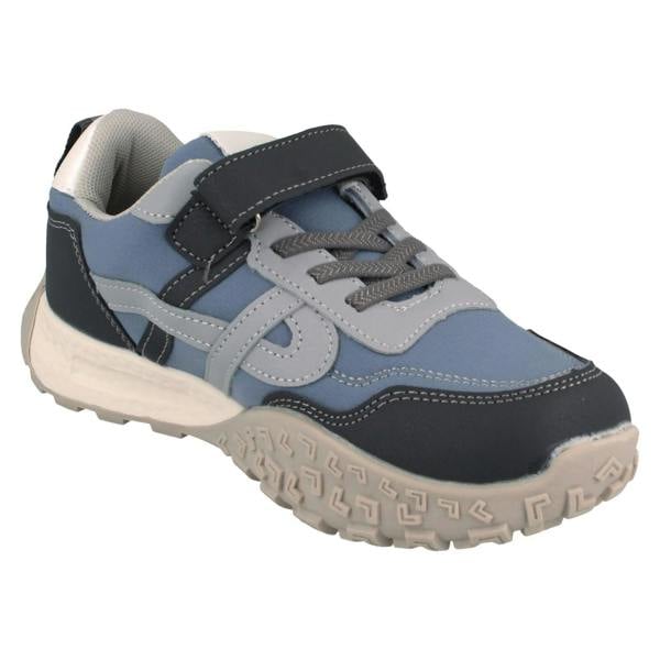 JC Dees Boys JCDees Casual Trainers With Hook And Loop Fastening N1164