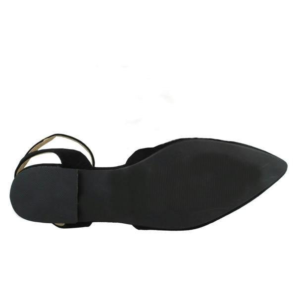 Spot On Ladies Spot On Wide Fit Ankle Strap Shoes F80535
