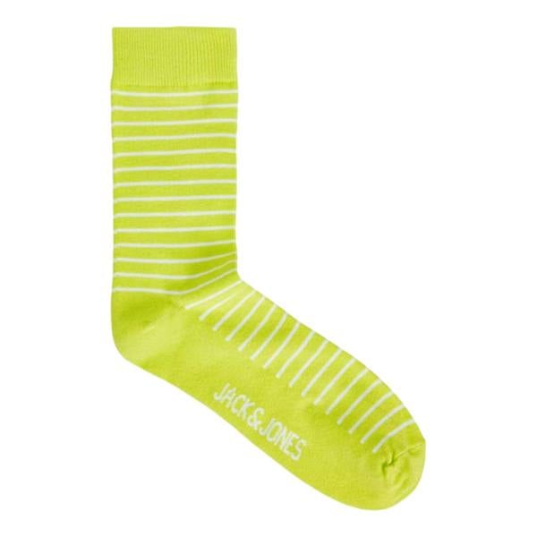 Jack And Jones Mens Striped Knitted Crew Socks - Green - 