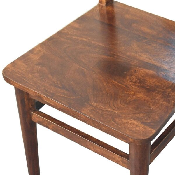 Wyld Haus Toscana Classic Chestnut Mango Wood Dining Chair