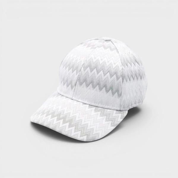 Missoni Zig Zag Baseball Cap Grey