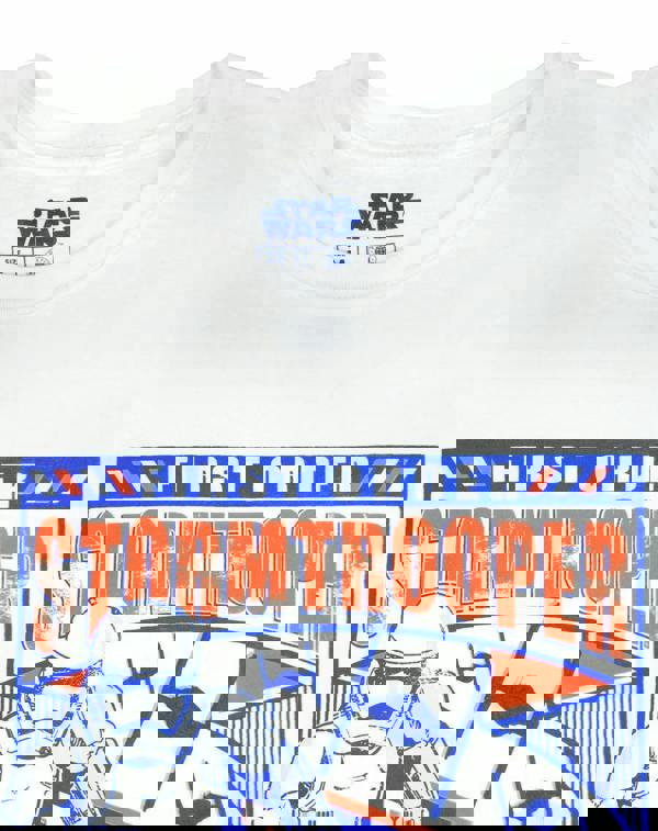 Star Wars Mens White Stormtrooper Short Sleeved T-Shirt