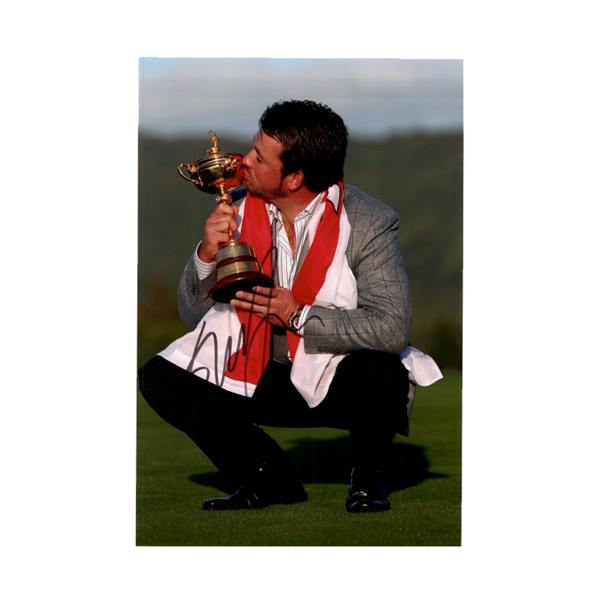 Graeme McDowell Signed 12x8 Image