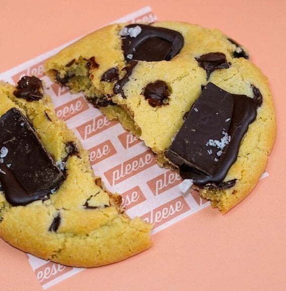 Pleese Dark Chocolate & Sea Salt Cookie