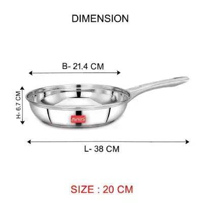 AVIAS INOX IB FRYPAN 20CM