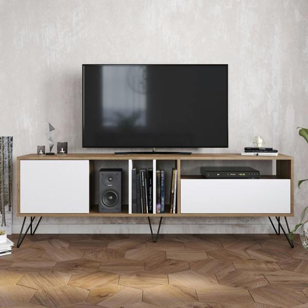 Decorotika Mistico Modern Tv Stand TV Cabinet for TV's up to 71"