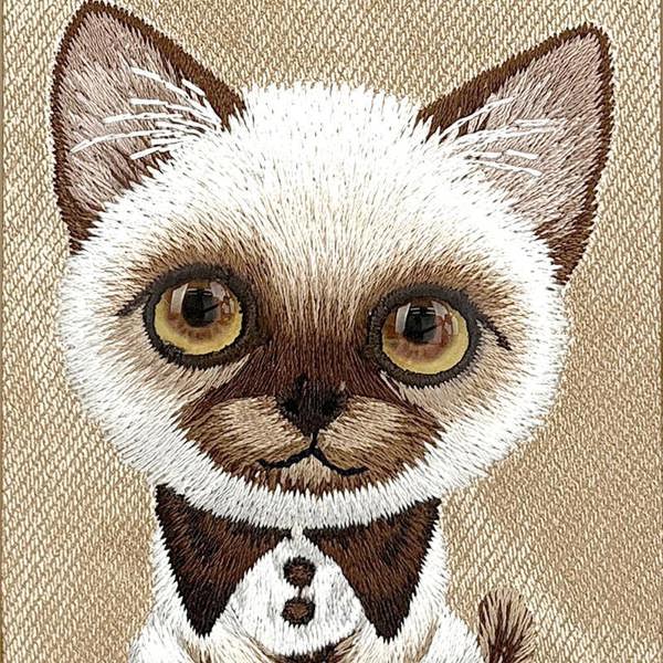 Nimmy Friends Nimmy Big Eye Cute Pet Siamese Cat Case with MagSafe for iPhone 17 6.3" Brown Orange - N-XDY-IP17-026