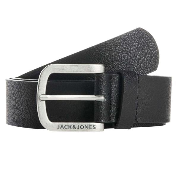 Jack And Jones Harry Faux Leather Belt - Black - 