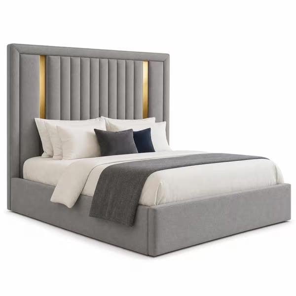 Paradise Beds New Gold Strip Ottoman Bed Frame