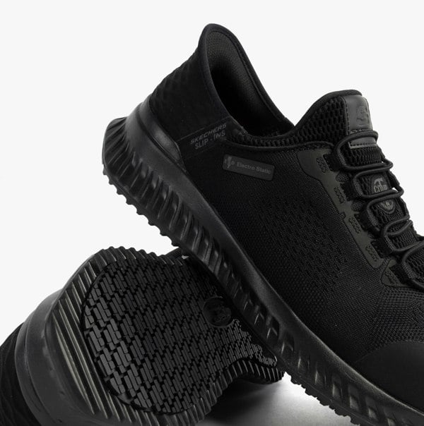 Skechers Work Skechers Work 200206EC TILIDO - FLETCHIT Mens Safety Trainers Black