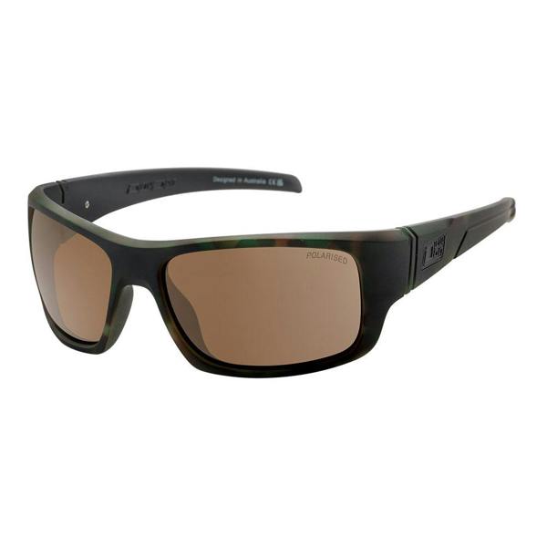 Dirty Dog STRAY - Satin Dark Camo with Polarized Brown Lens