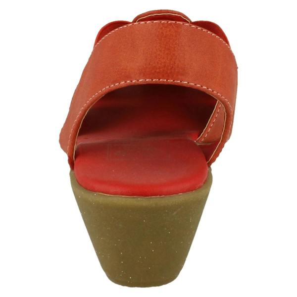 Down to Earth Ladies Casual Down To Earth Sling Back Wedge Sandal
