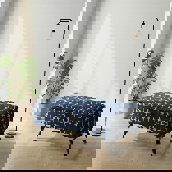 Multi - Purpose Ottoman Storage Bench – Footstool Pouffe for Lounge with Hidden Storage - ISTOOLS