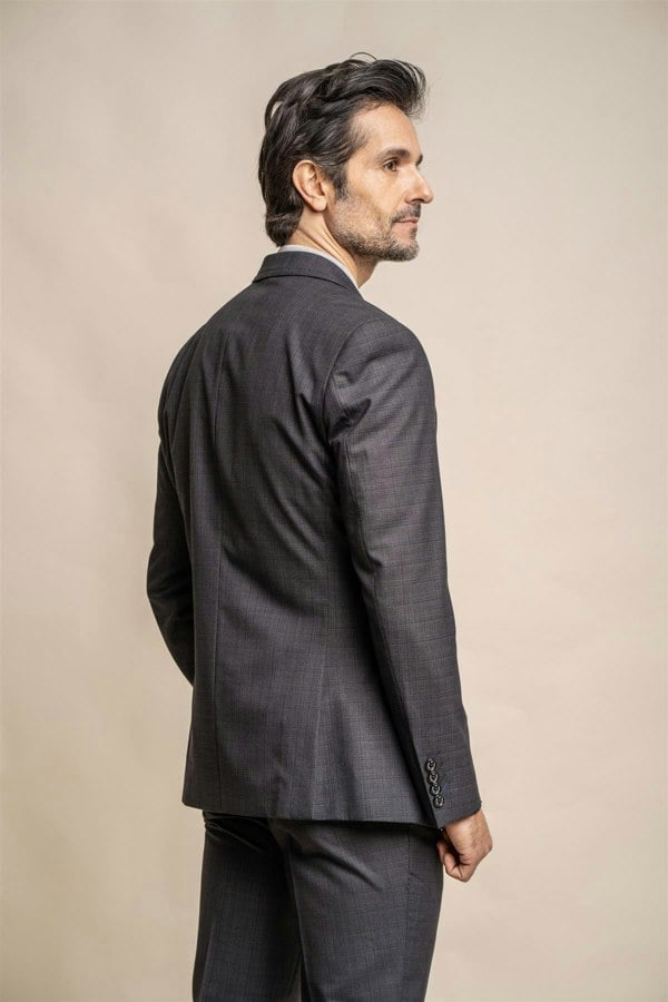 Seeba graphite blazer back