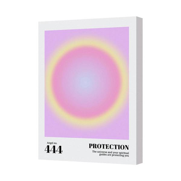Benjamin Tate Design Pastel Aura Circle Canvas Print Protection Angel 444 Artwork