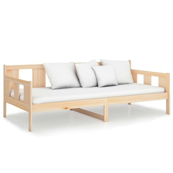 Berkfield Day Bed Solid Wood Pine 90x200 cm