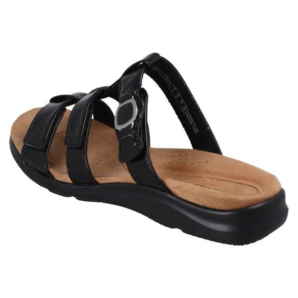 Clarks Ladies Clarks Triple Strap Summer Sandals Kitly Pearl