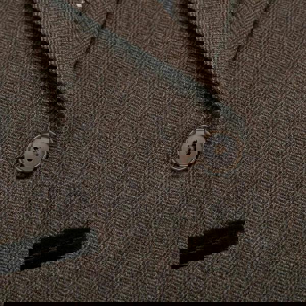 IMW-02 - Women's Oak Tweed Herringbone Blazer Waistcoat-TruClothing