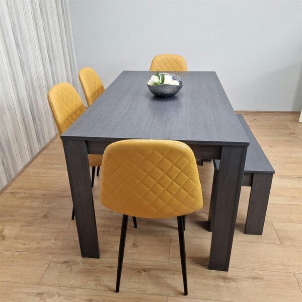 Kosy Koala Dining Table Set with 4 Chairs Dining Room, Kitchen table set of 4, and Bench