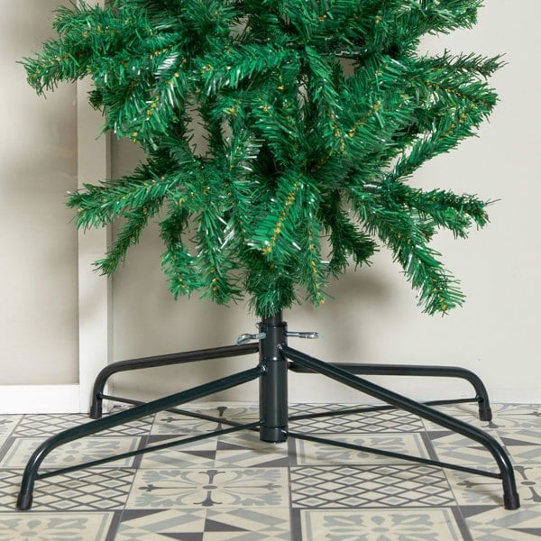 Samuel Alexander 8ft (2.55m) Samuel Alexander Double Door Plain Green Christmas Tree Arch with 2000 Tips