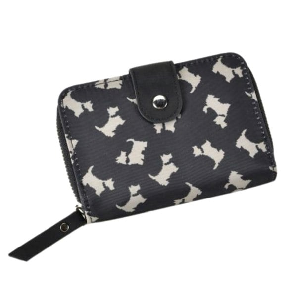 Fores Collection Scotty Dog Print Purse – Compact Ladies Wallet