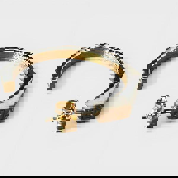 Versace Hex Greca Earrings Gold