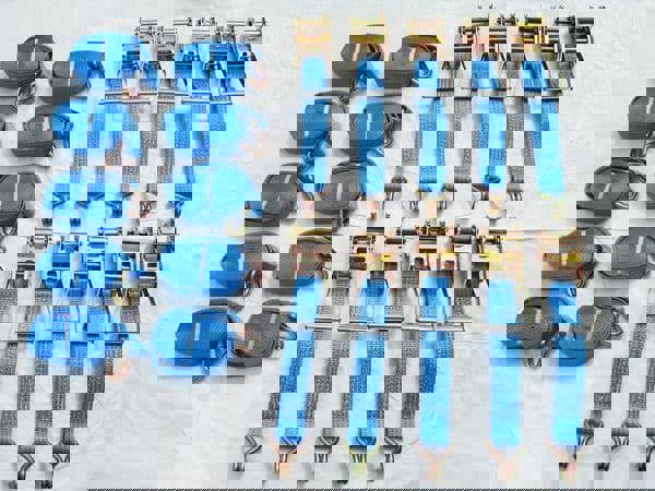 Ratchet Straps 5 Ton 50MM 10M x10 (Lashing Tie Down Claw J Hook Lorry Cargo)